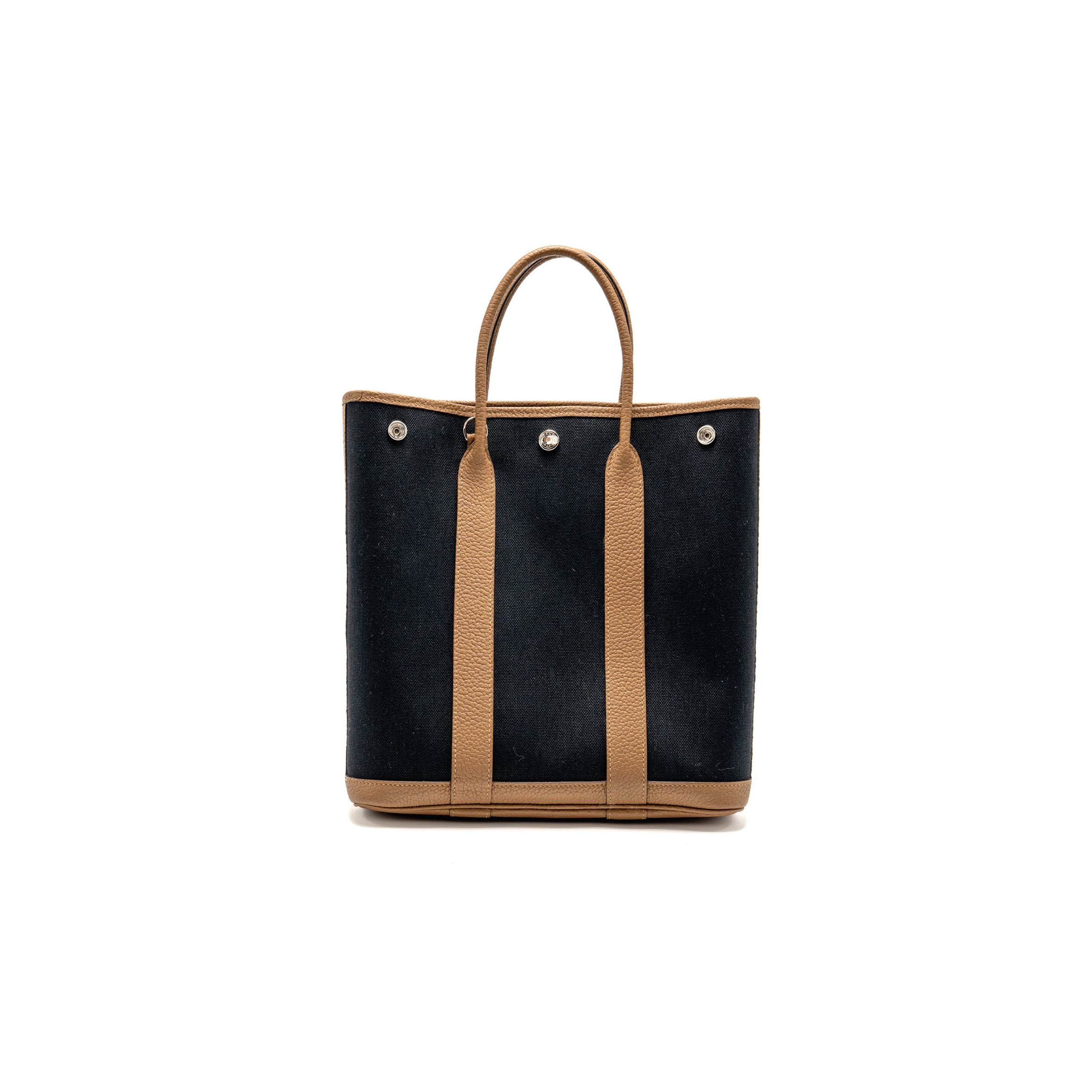 HERMÈS TOILE H NEGONDA GARDEN FILE 28 ETOUPE  (28*23*12cm)